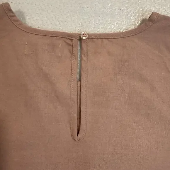 Mud Pie Nicolette Dress Blush Pink Tiered Sleeveless L NWT - Picture 9 of 10